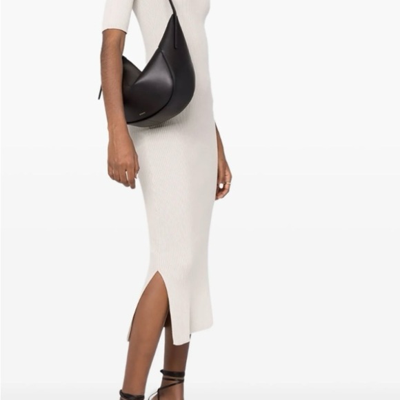 WANDLER MAGGIE Black Leather Shoulder Bag - Picture 9 of 11